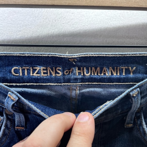 Citizens Of Humanity Ava Low Rise Straight Leg Jeans Womens 24 waist Blue 2315 - Picture 2 of 12